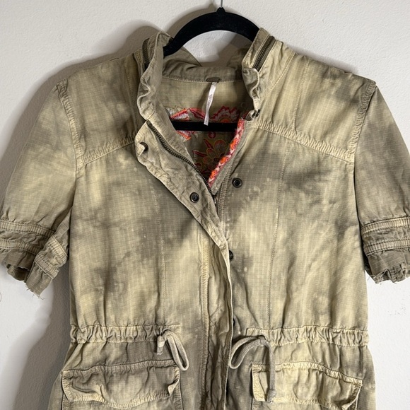Free People Festival Anorak in Army Combo Size 4 - Picture 5 of 7
